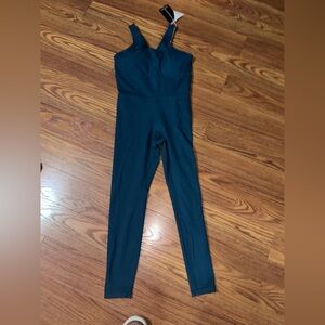 NWT LOVESOFT Jumpsuits for Women Backless Bodycon‎ Compression Bodysuit L